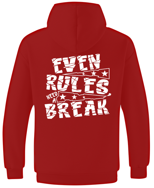 Def fist holding broken chain (Red)