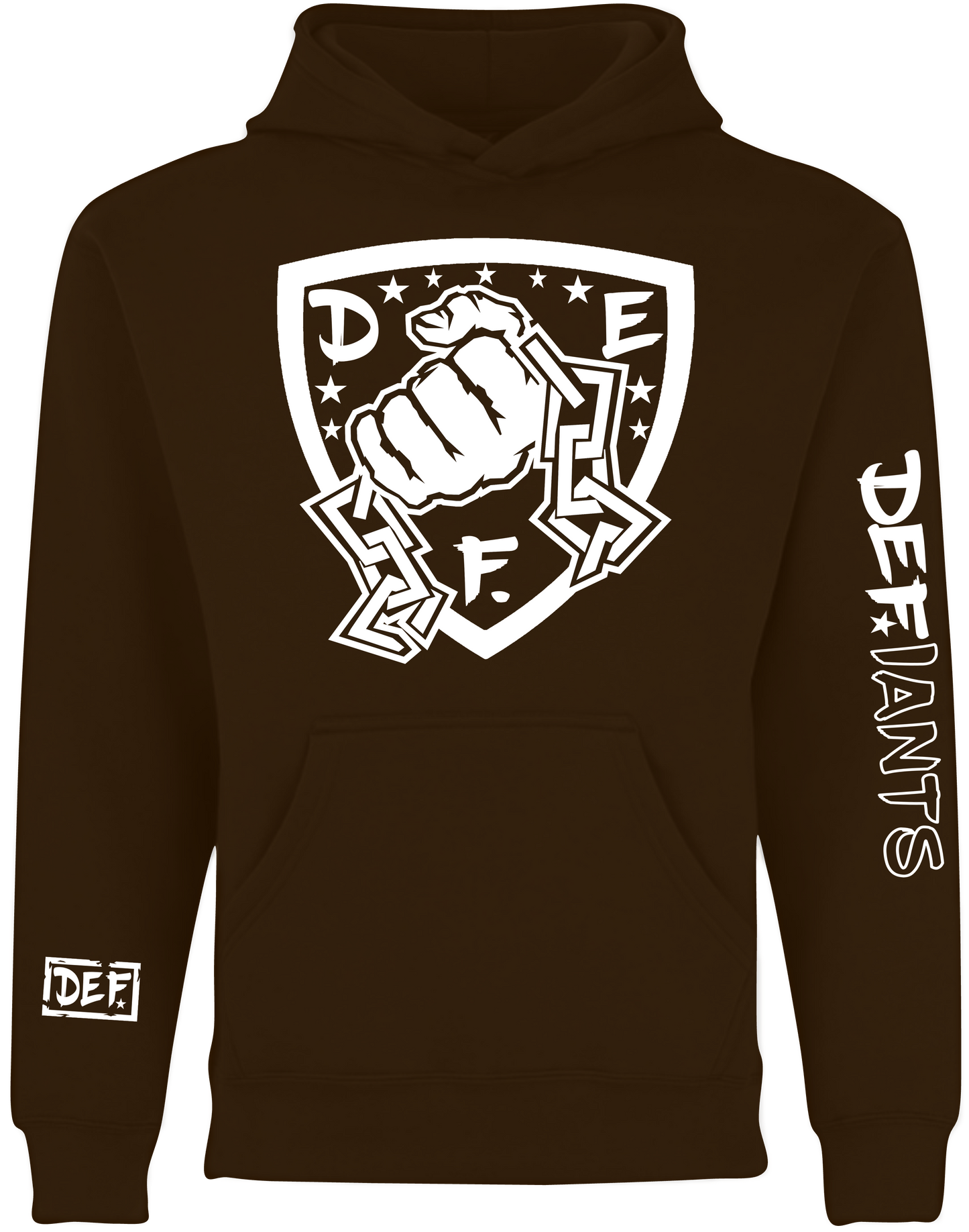 Def fist holding broken chain (Brown)