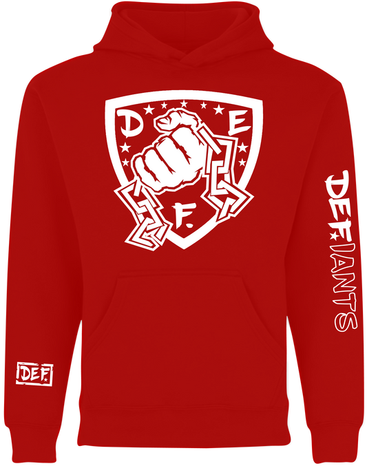 Def fist holding broken chain (Red)